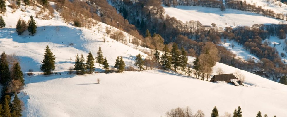 The Cantal mountains