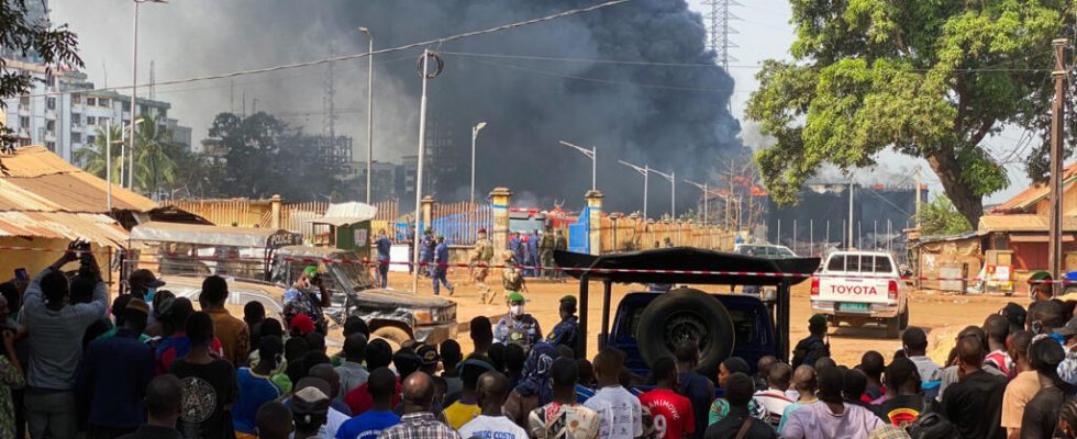 after the deadly explosion Mamadi Doumbouya decrees three days of