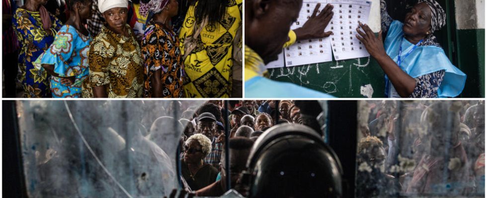 in Kinshasa a disrupted voting day