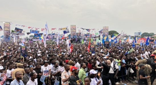 in Kinshasa last campaign meeting for outgoing president Felix Tshisekedi