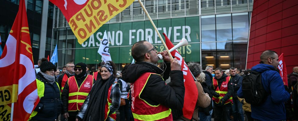 these employees who are in the street this Tuesday –