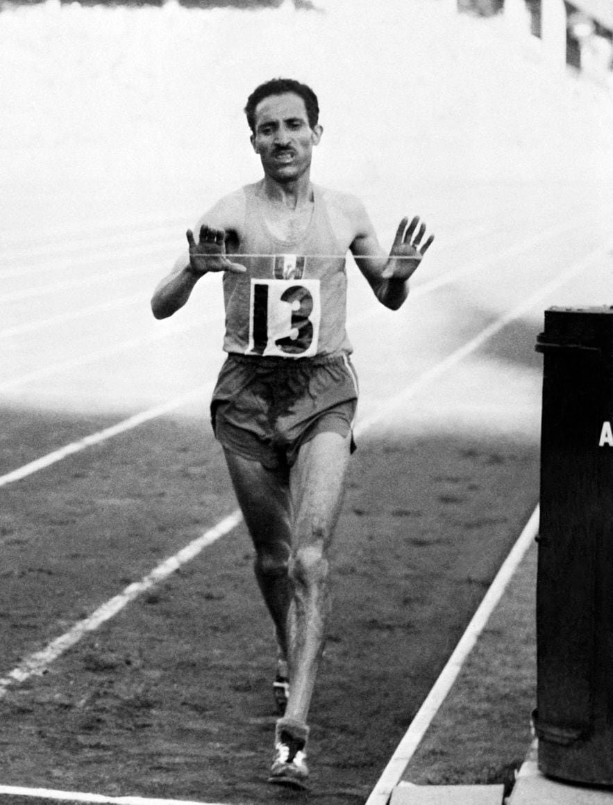 Alain Mimoun's victory in the marathon at the 1956 Melbourne Games