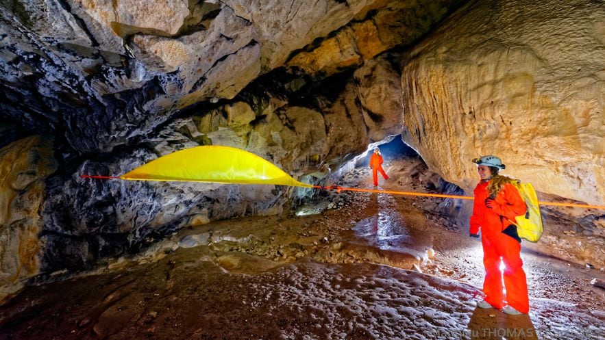 bivouac in a cave