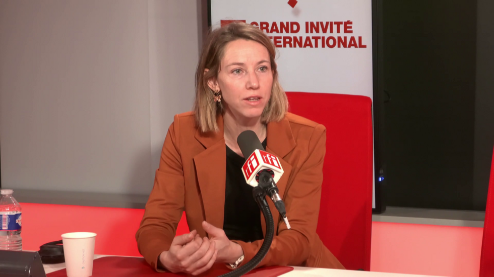 Marie-Amélie Le Fur, president of the French Paralympic and sports committee, in the RFI studio, January 24, 2024.