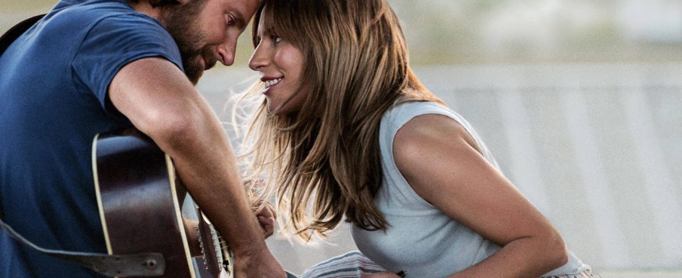 A Star is Born on TF1 Bradley Cooper and Lady