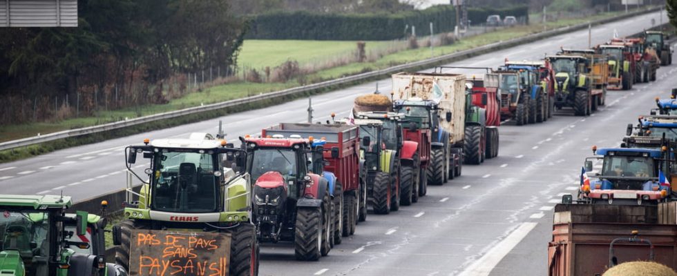 Anger of farmers blockages in pictures