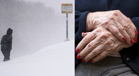 Dementia patient found severely hypothermic released alone into the