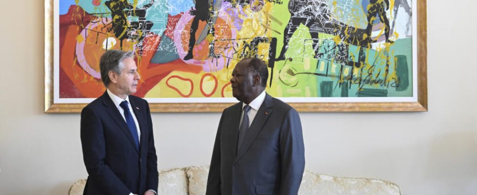 In Abidjan US Secretary of State Antony Blinken strengthens counterterrorism