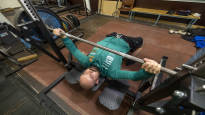 In equipment powerlifting weights are lifted that the body would