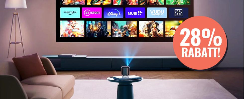 Ingenious mini projector with smart TV and top ratings now