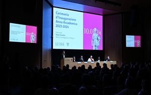 Luiss inaugurated the 20232024 academic year Guest Paola Cortellesi