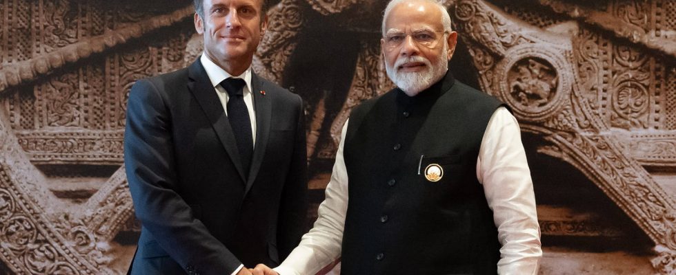Macron guest of honor in India by default The Indian