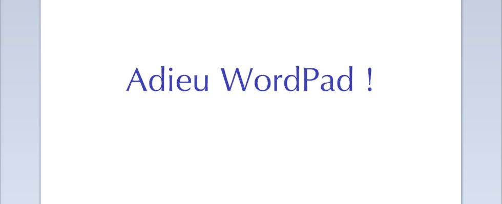 Microsoft confirms the upcoming removal of WordPad the small word