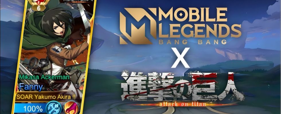 Mobile Legends Bang Bang and Attack on Titan Event Started