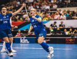 National team captain Veera Kauppi the worlds best floorball player