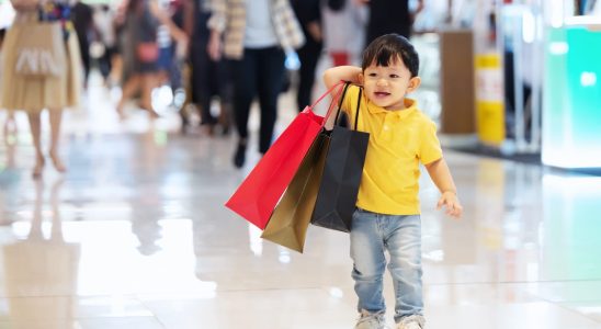 Shopping with your child without crises the technique to put