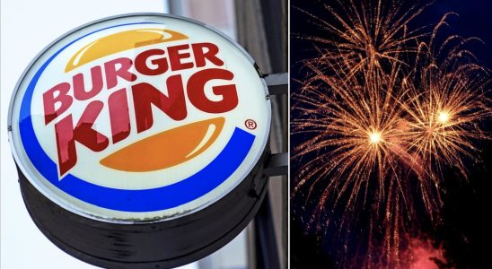 Shot fireworks into Burger King It was a bunch
