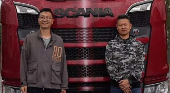 They went on a road trip with their Scania