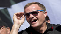Tommi Makinen went to support the Finnish alpine skiing comet