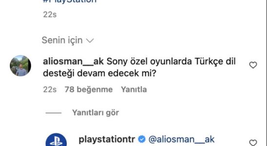 Turkish language support will continue for PlayStation games