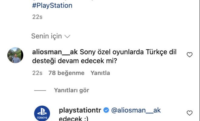 Turkish language support will continue for PlayStation games