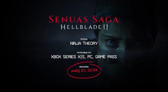 When will Senuas Saga Hellblade 2 be released