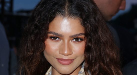 Zendaya tries a futuristic version of the fringed bun and