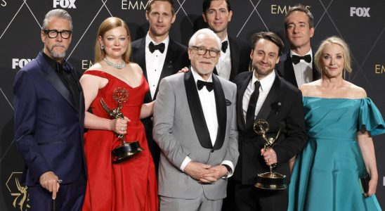 the series Succession triumphs during the 75th Emmy Awards ceremony