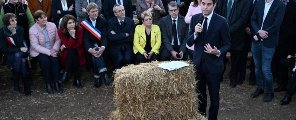 what Gabriel Attal announced to French farmers