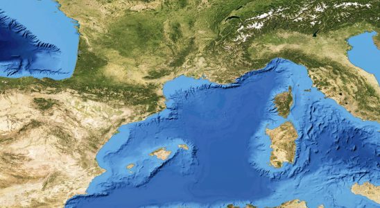 A tsunami announced with 100 chance in the Mediterranean large