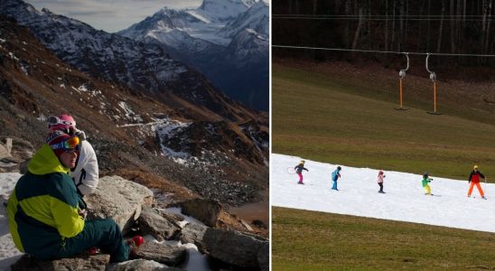 Acute lack of snow at several popular ski resorts