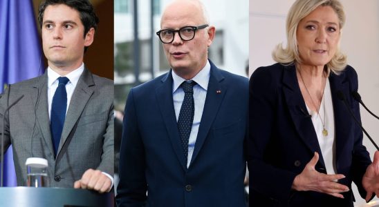 Attal Philippe Le Pen A poll reveals the favorites for