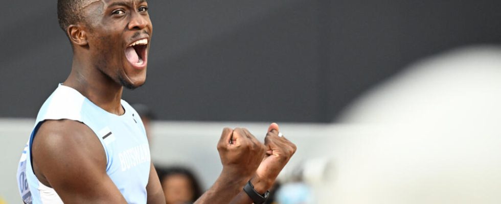 Botswanas Letsile Tebogo breaks the 300 meter world record