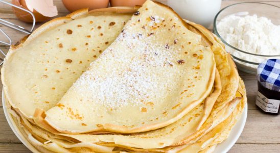 Candlemas a simple crepe recipe in 10 minutes without rest