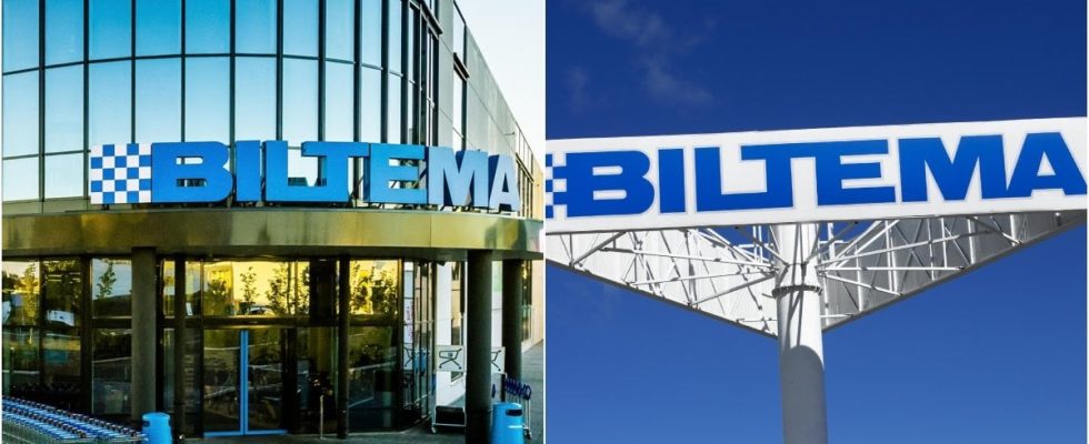 Customers react when Biltema opens a new department store