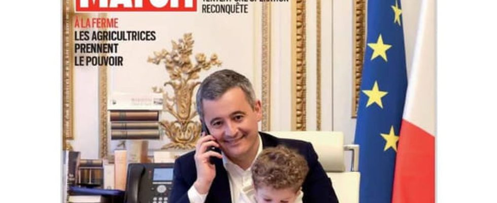 Darmanin in Paris Match his children very exposed is it