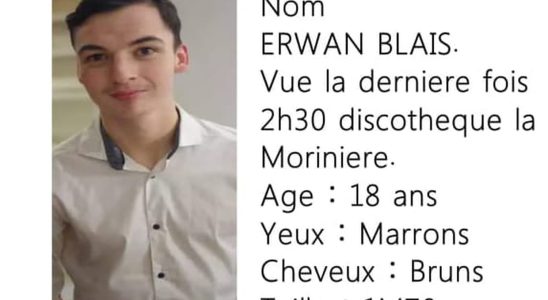 Disappearance of Erwan Blais where is the investigation