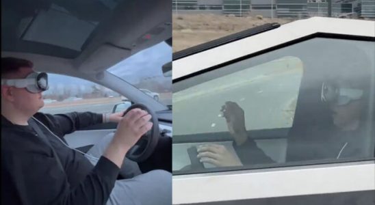 Do not use Apple Vision Pro while driving