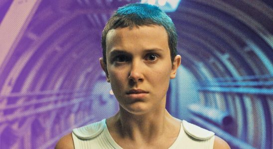 First picture of Millie Bobby Brown on the set of