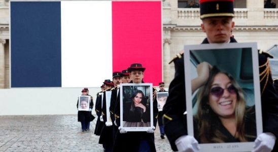 French victims honored at the Invalides