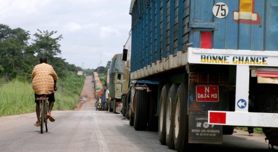 Heavy goods vehicles from Southern countries export pollution