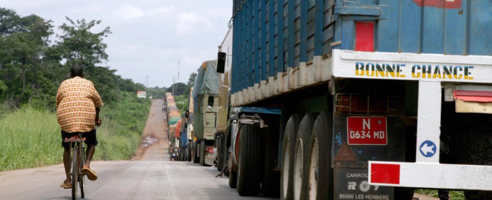 Heavy goods vehicles from Southern countries export pollution