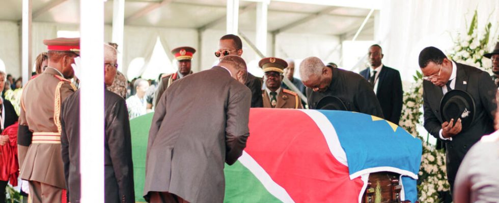 Last tribute paid to President Hage Geingob by Namibians and
