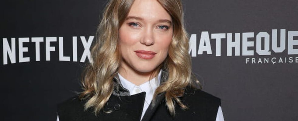 Lea Seydoux plays the Hollywood star with a voluminous blow dry