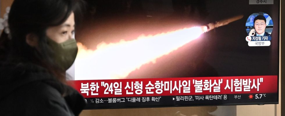 North Korea launches new missile launches towards the Sea of