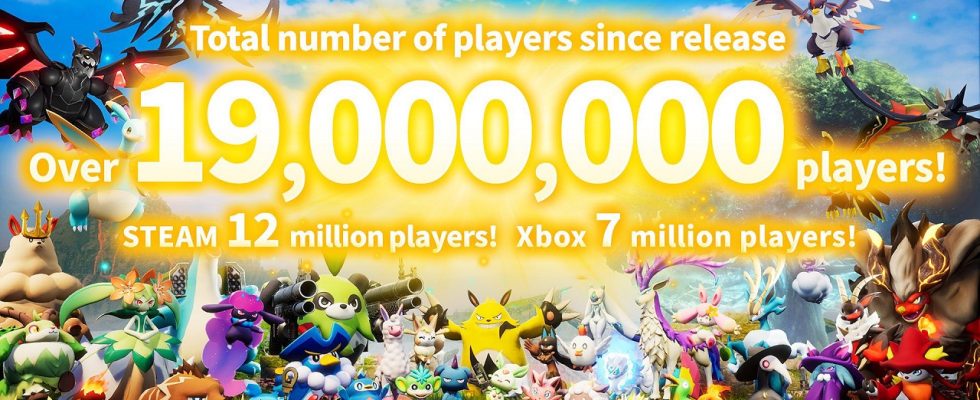 Palworld Reached 19 Million Players – February 1 2024