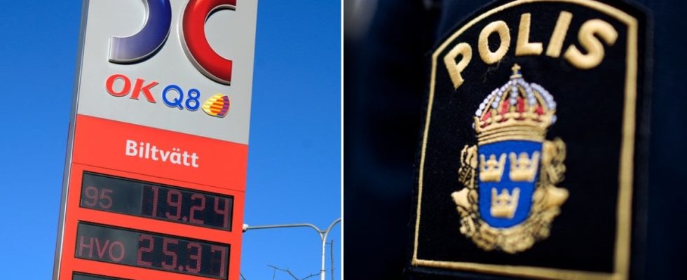 Policeman forgot his weapon at gas station