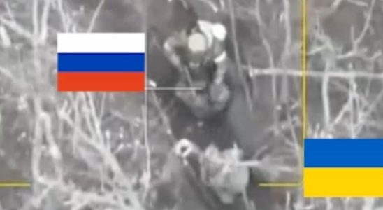 Russia shoots prisoners of war in a trench