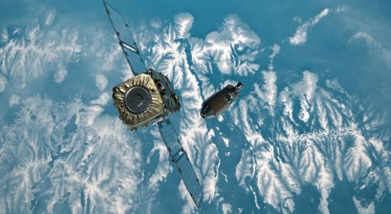 Satellite designed to examine space debris begins its mission