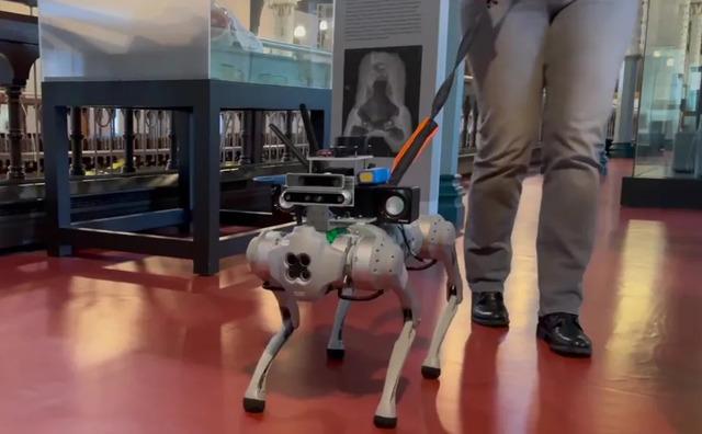 Scientists have developed a guide robot dog for visually impaired